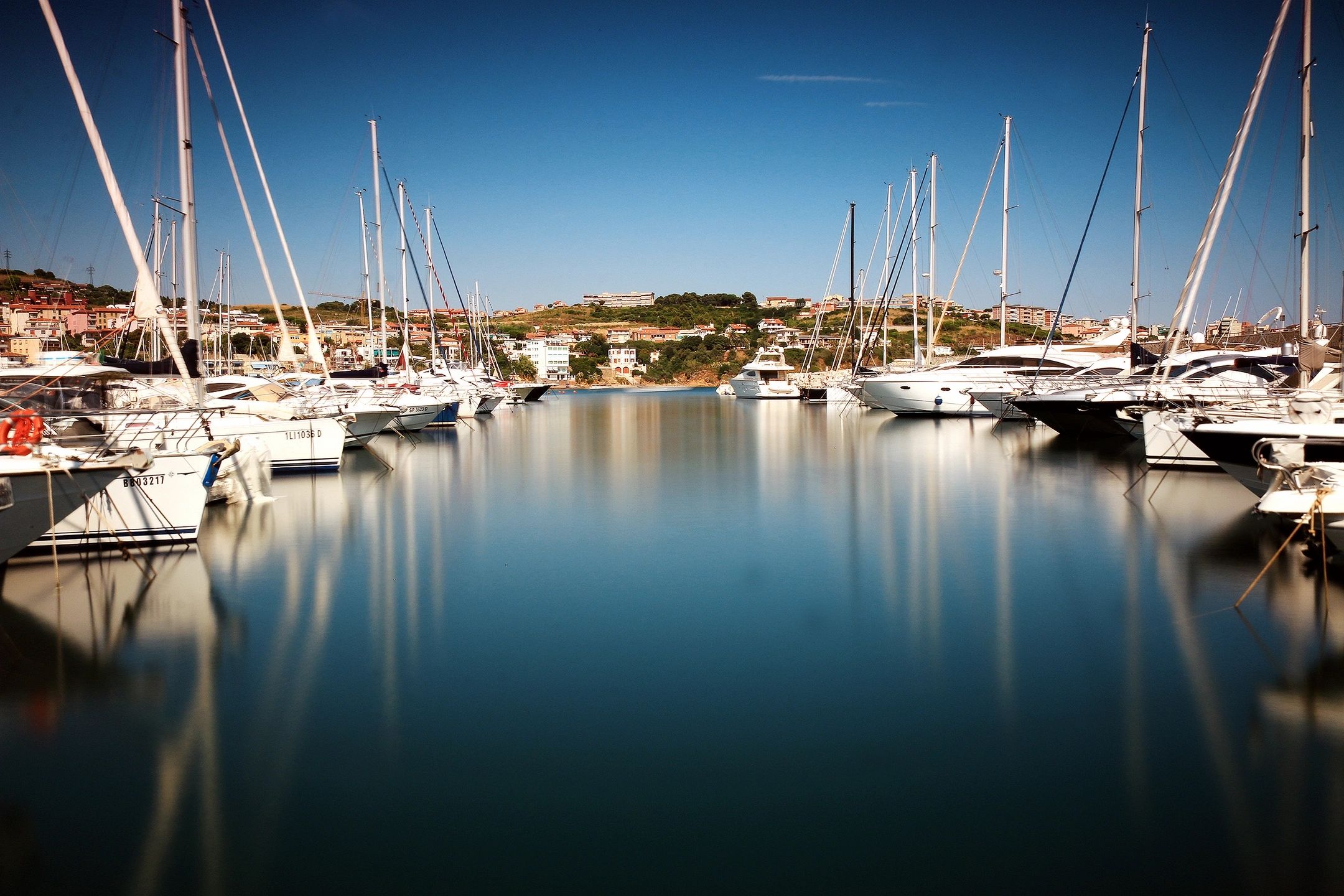 dock service areas - boats docked in the ocean