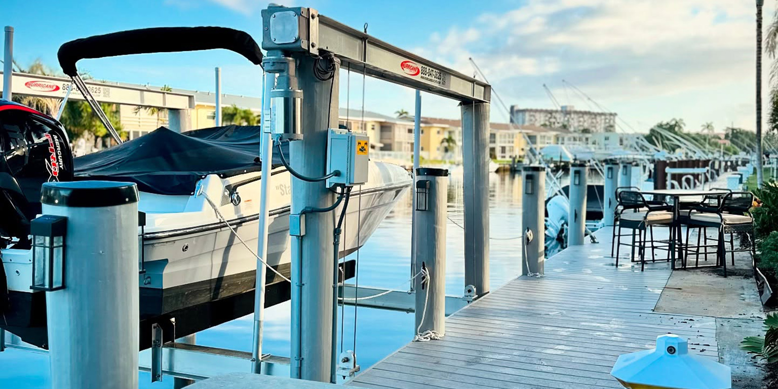 types of boat lifts offered by the Dock Experts