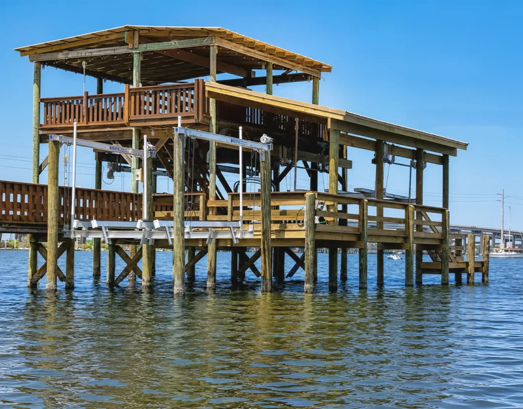 Satellite Beach waterfront Construction by The Dock Experts.